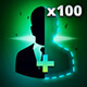 Kopieer 100 trades