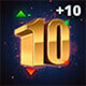 Doe 10 trades van $10 of meer