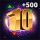 Doe 10 trades van $500 of meer