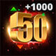 Doe 50 trades van $1,000 of meer