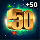 Doe 50 trades van $50 of meer